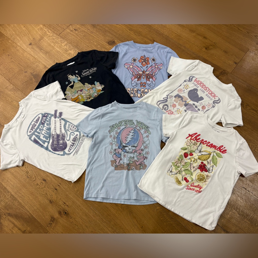 Abercrombie Kids 6 Assorted T-Shirts